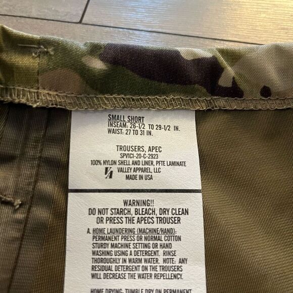 Multicam Pattern Gore-Tex Trouser SPV1C1-20-C-2923 Military Hunting Camo Pants S - Picture 4 of 5